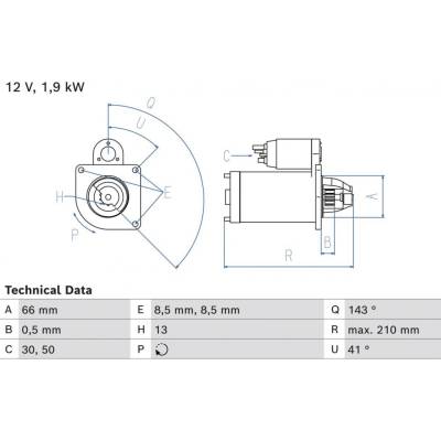 żtartér BOSCH 0 986 025 040