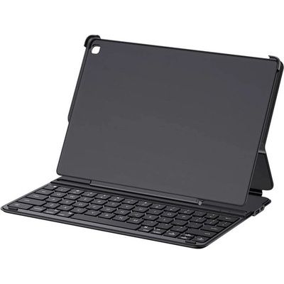 Baseus Brilliance Magnetic Keyboard Case (P40112602111-01) - кожен калъф и безжична блутут клавиатура за iPad 9 (2021), iPad 8 (2020), iPad 7 (2019) (черен)