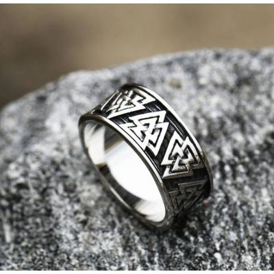 NNM пръстен Viking Valknut - SS8-713R