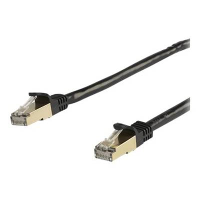 StarTech StarTech. com 6ASPAT5MBK мрежов кабел Черен 5 м Cat6a S/UTP (STP) (6ASPAT5MBK)