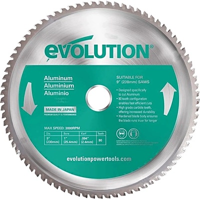 Evolution 230x25 4mm 80Z EV023080