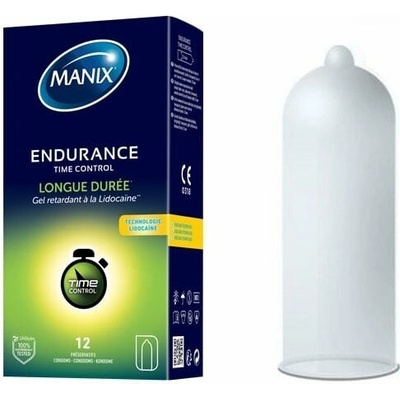 Manix Endurance 12 ks oddalujúce latexové 53 mm