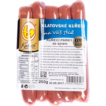 DZ Klatovy Kuřecí párky se sýrem 250 g