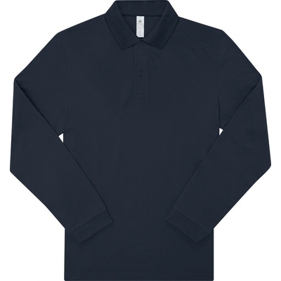B&C My polo 210 LSL Piqué polo s dlouhým rukávem amalfi zelená