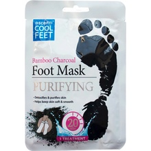 Escenti Cool Feet Bambusové uhlie čistiaca maska na nohy 1 pár