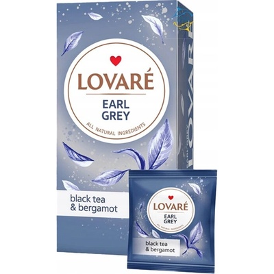 Lovaré Cerny caj Earl grey 24 x 2 g