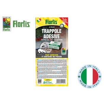 Flortis - Италия Капани с лепило за мишки и скорпиони - 2 бр. flortis (1331530-10)