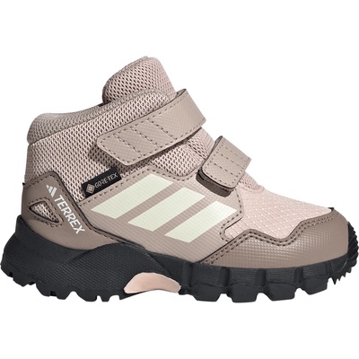 adidas Terrex Детски туристически обувки adidas Terrex Small Kid's Terrex Skychaser Mid GORE-TEX Walking boots - Chalky Brown / Off White / Blush Pink - размер 22 (EU) (702-4911-0415)