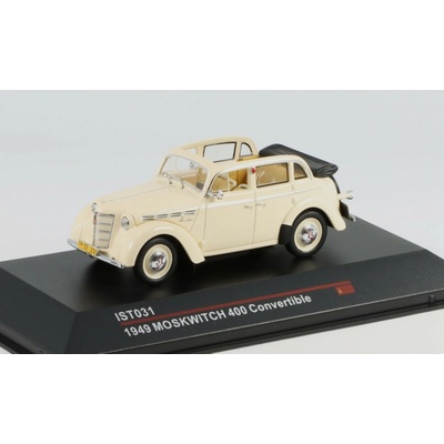 IST models Moskvič 400 Convertible 1949 1:43