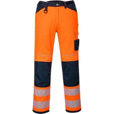 Portwest PW3 Hi-Vis kalhoty modré/oranžové