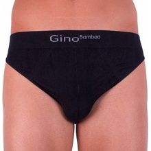 Gino 50005 slipy s úzkym bokom Bamboo Soft bezšvové černé