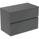 Ideal Standard Finesse - Шкафче за умивалник, 80x44x56 см, 2 чекмеджета, матов антрацит E3423Y2 (E3423Y2)