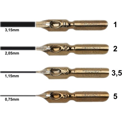 Manuscript Leonardt DP236 Kaligrafický hrot 4 mm – Zboží Mobilmania