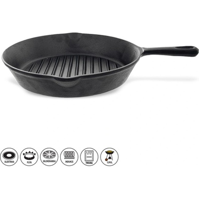 Orion Grilovací litinová pánev 24 cm
