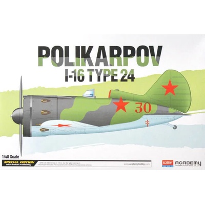 Academy Изтребител Поликарпов - Polikarpov I-16 type 24 (12314)