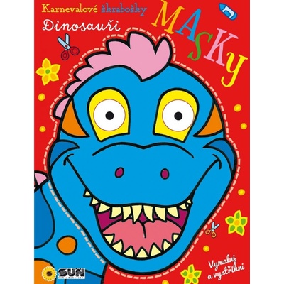 Masky - Dinosauři - Karnevalové škrabošky