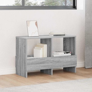vidaXL Етажерка за списания Сив Сонома 68, 5 x 30 x 45 см (890989)