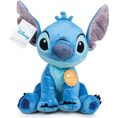 Mikrotrading LILO a STITCH STITCH plyšový 30 cm sedící na baterie se zvukem