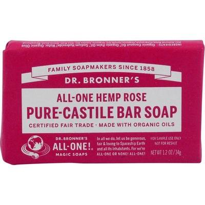 Dr. Bronner´s tuhé mýdlo Rose 140 g
