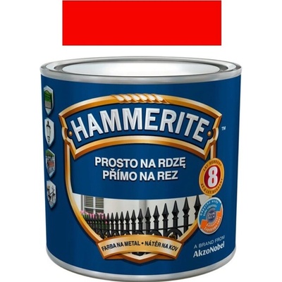 Hammerite na rez hladký červený 0,25L