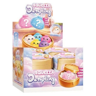 Squeez'a Dumpling Squishy Blind Box Display 8