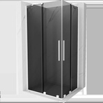 Mexen Velar Duo плъзгаща душ кабина 100 x 90 см, графит, бяла - 871-100-090-42-20 (871-100-090-42-20)