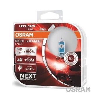 Osram Night Breaker Laser GEN2 64211NL-HCB H11 PGJ19-2 12V 55W