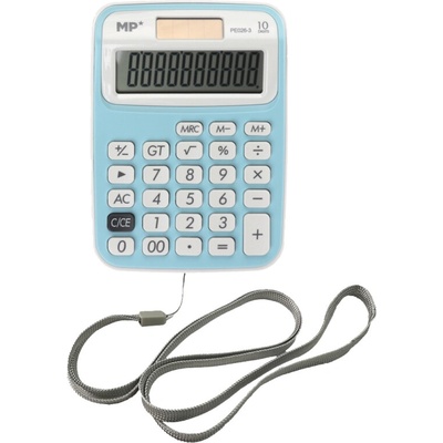 MP kalkulačka MP 10 míst modrá PE026-3 blistr 607053