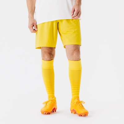 KIPSTA Futbalové šortky Essentiel žlté XS