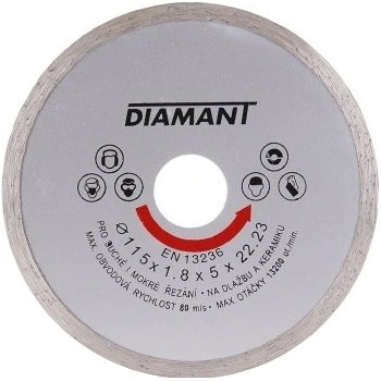 Diamant Levior Kotouč diamantový 115 x 1.8 x 22.2 mm 21011