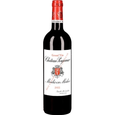 Château Poujeaux Cuvée suché červené 2022 14% 0,75 l (čistá fľaša)