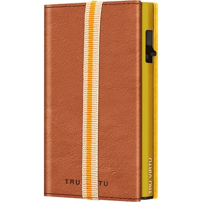 Tru Virtu CLICK & SLIDE Strap Edge Caramba brown Sahara/zlatá