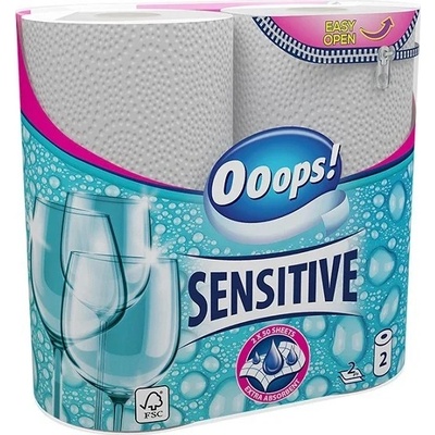 Ooops!Sensitive dvojvrstvové 2x50 útržkov 9,8m