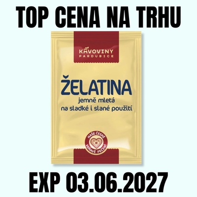 Kávoviny Želatina 20 g – Zboží Mobilmania