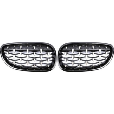 Решетки за BMW E60 (2003-2010) - черни / хром Diamond design (PX-ZW-152)