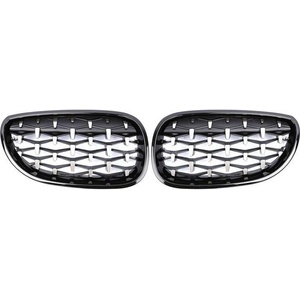 Решетки за BMW E60 (2003-2010) - черни / хром Diamond design (PX-ZW-152)