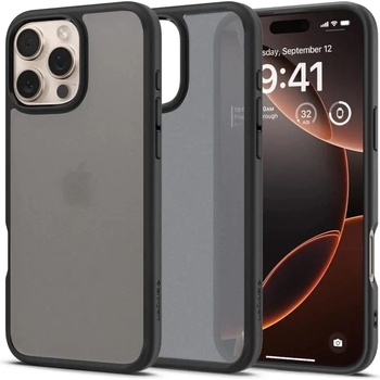 Spigen Ultra Hybrid Case за iPhone 16 Pro Max - черен (8809971229319)