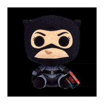 Funko Плюшена играчка - Поп! Плюш - Батман - Жена котка с маска, 24 см см, Черен, Плюс
