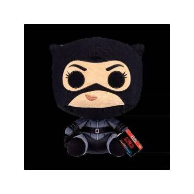 Funko Плюшена играчка - Поп! Плюш - Батман - Жена котка с маска, 24 см см, Черен, Плюс