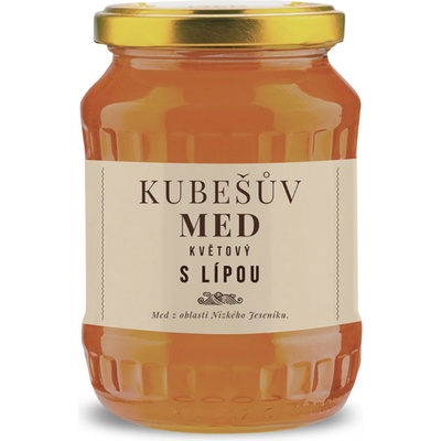 Kubešův Med květový s lípou 480 g