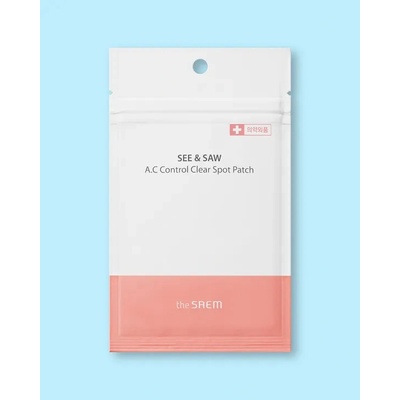 The Saem Protizápalové náplasti na See & Saw A.C Control Clear Spot Patch 24 ks 2 ks