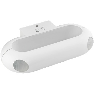 UltraLux Led ЛАМПА С pir СЕНЗОР ЗА ДВИЖЕНИЕ, ЗА СТЕНА, БЯЛА, 18w, 4000k, (llpo1840)
