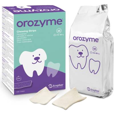 Orozyme Strips Stredné psy 141 g
