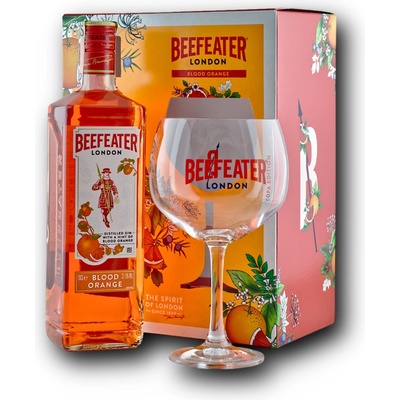 Beefeater Blood Orange 37,5% 0,7 L (darčekové balenie s pohárom)