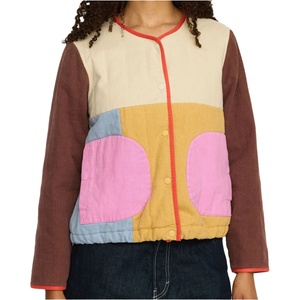 Selfhood Дамско ежедневно яке Selfhood Women's Quilted Block Jacket Casual jacket - Offwhite - размер XL (103-2853-0215)