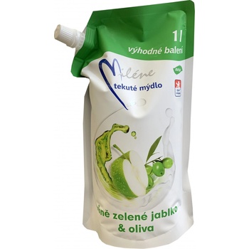 Miléne Zelené Jablko a oliva tekuté mydlo náhradná náplň 1 l
