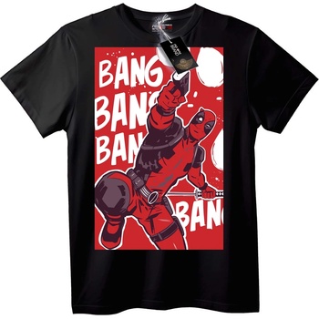 NOONEBRAND Тениска Deadpool Бум Бум - M, Black