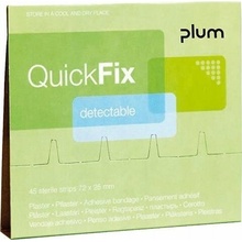 Plum Detekční náplasti PLUM QuickFix, náhradní náplň, 45 ks, modré