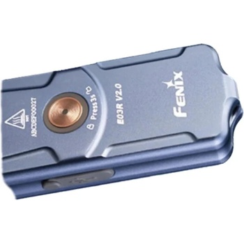 Fenix Акумулаторно фенерче Fenix E03R V2.0 - синьо (E03RV20BLU)