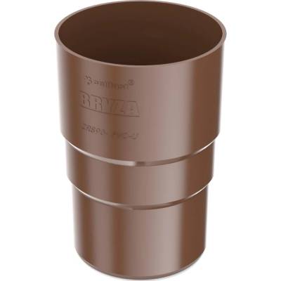 Bryza PVC spojka zvodovej rúry 63 mm RAL 8017 hnedá
